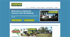 Desktop Screenshot of oakwoodvanpark.com.au
